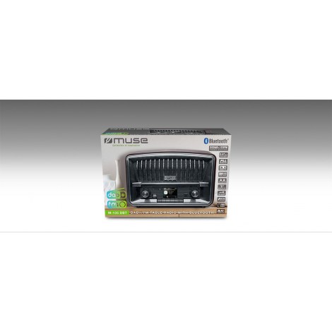 Muse | M-135 DBT | Alarm function | AUX in | Black | DAB+/FM Table Radio with Bluetooth - 2